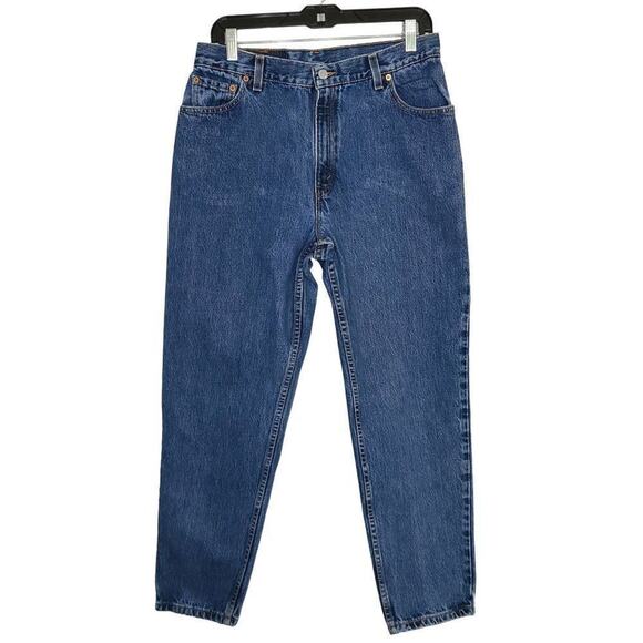 Vintage Women Jeans, Levi's 550 Relaxed Fit 90s Tapered Leg Jeans, 14/30 Short - Picture 1 of 11